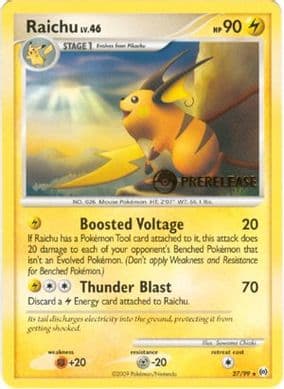Raichu - 27/99 (Prerelease)